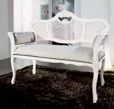 Produktbild von Bank Wohnzimmer Klassischer Sitzbank Stoff Textil Möbel Sitzbänke Bänke