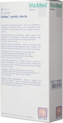 Produktbild von MaiMed porefix Wundschnellverband 25 x 1 Stück 20 x 10 cm