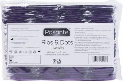 Immagine prodotto di Pasante - Ribs & Dots Intensity Preservativi 144 Unità