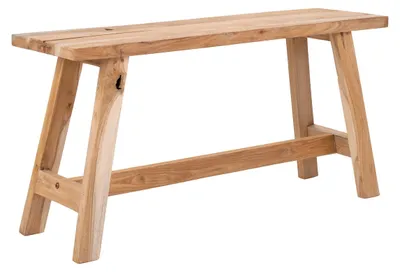 Obrázek produktu pro Lavička Barcelona z přírodního teakového dřeva, 90 cm