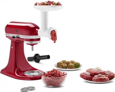 Produktbild von KitchenAid Fleischwolf 5KSMFGA inkl. Wurstfüllhörner
