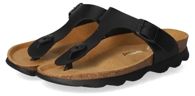 Zdjęcie produktu dla Sandały damskie Twosteps, model zejściowy, kolor czarny, materiał: syntetyk, rozmiar: 35