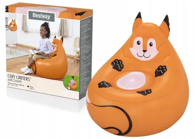 Produktbild von Bestway Aufblasbarer Fuchssessel für Kinder mit Glitzer