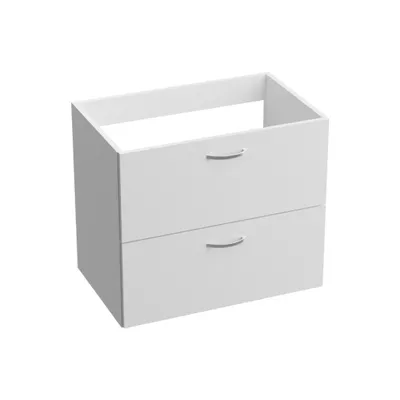 Produktbild von LAVITA Badezimmerschrank Basic Barato Weiß 600 | Hängeschrank | Badschrank | Waschtischschrank | Schrank 60cm Breit | Mehrzweckschrank | Hängeschrank fürs Bad | Lackierte Platte | 60x39x54 cm |