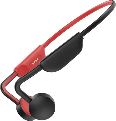 Produktbild von M1 Knochenleitungs-Kopfhoerer BT5.3, vollstaendig aus Titanlegierung, Knochenrahmen, Biegung, keine Verformung, IPX6, wasserdicht, schweissfest, regenfest, spritzwassergeschuetzt, 130-mAh-Akku