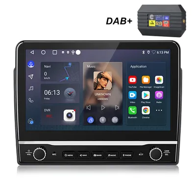 Obrázok produktu pre DAB+ 10,1" Android 13 autorádio Carplay pre Škoda Fabia 2 2008-2013 GPS Navi WIFI BT SWC USB 4+64G 8-jadrové s otočným gombíkom