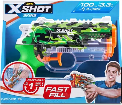 Produktbild von ZURU 11853 - X-Shot Water - Fast-Fill Skins Nano Wasserblaster