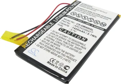 Produktbild von TECHTEK Akku Kompatibel mit [Archos] AV402E, Gmini 400, Gmini 402, Gmini 402CC, PocketDISH AV402E Ersetzt ARCHOSBATT