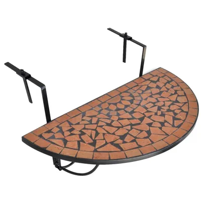 Produktbild von Balkonhängetisch Mosaik Terracotta