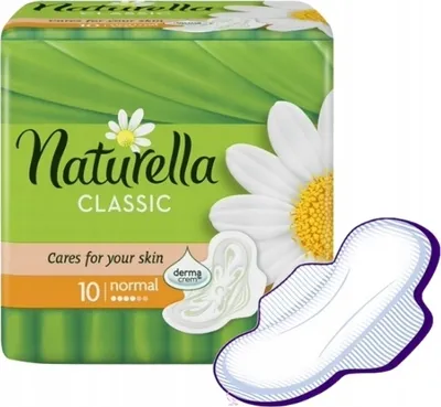 Image de Naturella Classic Serviettes hygiéniques normales absorbantes 10 pièces