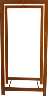 Produktbild von Edelrost Kaminholzregal 116 cm hoch