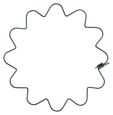 Produktbild von Pflanzenstütze Staudenhalter rund 25cm Stützring für Blumen Gemüse Kletterpflanzen Pflanzenhalter wellenförmig Schutz vor Umknicken TYRP5F25