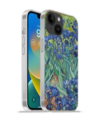 Produktbild von MuchoWow® Handyhülle Schutzhülle Hülle für Apple iPhone 14 - Softcase Schwertlilien - Vincent van Gogh Silikon Softcase Handy Hülle - Mobiltelefonhülle