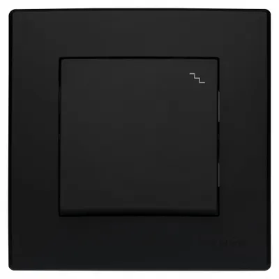 Produktbild von Polmark MILANO Wechselschalter schwarz matt Unterputz