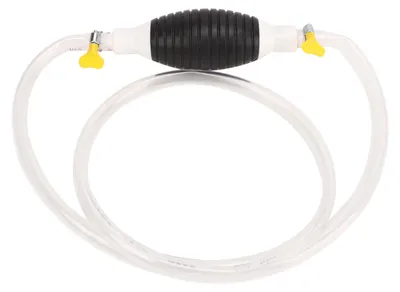 Immagine prodotto di Pompa a sifone manuale con tubo flessibile da 1,5 m, portatile, ad alta portata, per benzina, gasolio, liquidi e trasferimento di acqua, universale per auto