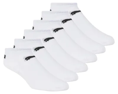 Produktbild von PUMA Damen 6er-Pack Laufsocken, Weiß/Schwarz Puma, 42-44.5 EU