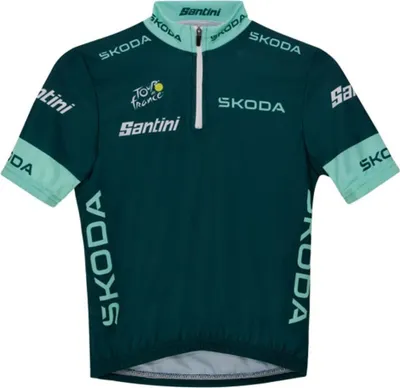 Produktbild von SANTINI Kurzarm Fahrradtrikot - TOUR DE FRANCE 2023 - Grün 7Y
