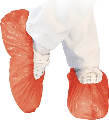 Produktbild von Überschuh Standard ca. 40 my 41cm rot VE=100 Stück