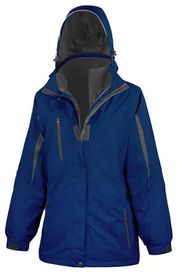 Productafbeelding van Result - "Journey" 3-in-1 damesjas FK2977 (maat 46 EU) (marineblauw/zwart)