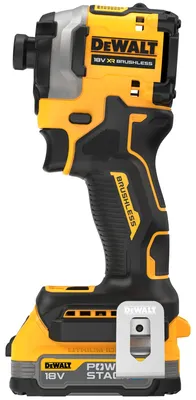 Obrázok produktu pre DeWALT DCF850E2T-QW, Rázový skrutkovač, Rukoväť, Rýchloupínacie skľučovadlo, Čierna, Žltá, Striedavý, Hák na zavesenie