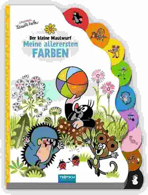 Obrázok produktu pre Trötsch Der kleine Maulwurf Pappenbuch mit Register Meine allerersten Farben