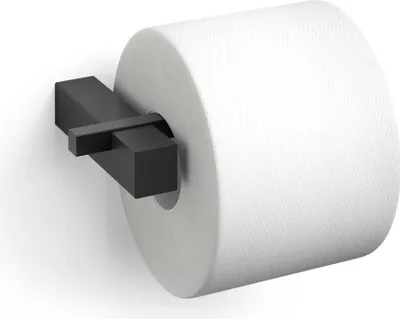 Produktbild von ZACK CARVO Toilettenrollenhalter, Metall, schwarz