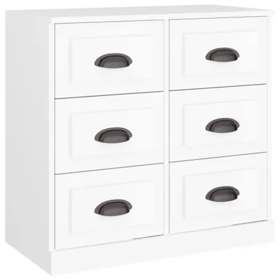 Zdjęcie produktu dla Szafka, biała, 70x35,5x67,5 cm, materiał drewnopochodny