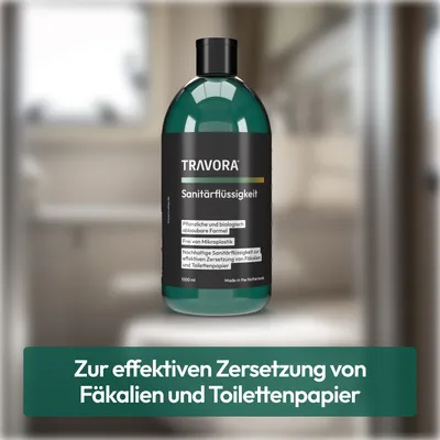 Produktbild von Sanitärflüssigkeit Campingtoilette - Zersetzt Papier und Fäkalien, Reinigungsprodukte Wohnwagen & Wohnmobil:Sanitärflüssigkeit, Flüssigkeitsinhalt:1 L, Menge:2x