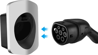 Image de Junsun Chargeur EV Type 2 Support Chargeur électrique de voiture Support Wallbox Connecteur femelle Connecteur Monter Chargeur EV Debout