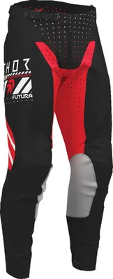 Immagine prodotto di Pantaloni da motocross Thor Launchmode Futura, neri/rossi, taglia 42