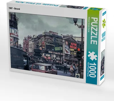 Produktbild von CALVENDO Puzzle 1967 - Strand 1000 Teile Puzzle quer | 1000 Teile Lege-Größe 64x48cm Foto-Puzzle für glückliche Stunden