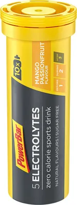 Zdjęcie produktu dla PowerBar 5 Electrolytes 10 tabletek mango-marakuja / Napoje sportowe / Orzeźwiający napój hipotoniczny z minimalną ilością kalorii w tabletkach musujących
