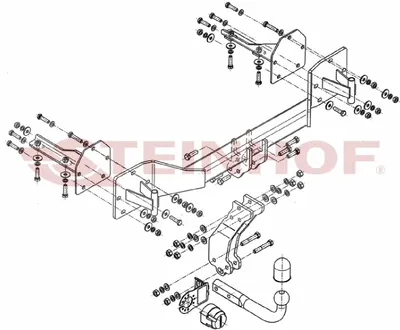 Produktbild von Z546087 Anhängerkupplung passend für BMW X5 2000-2007 starr
