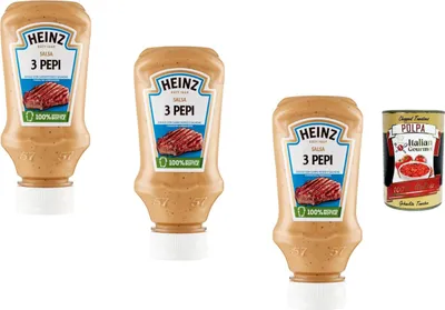Produktbild von Italian Gourmet Würzige 3-Pfeffer-Sauce – Cremige Pfeffersauce mit schwarzem, weißem & grünem Pfeffer, ideal für Steak, Fleisch, Burger, Grill & BBQ – 3 x 220 g + Italian Gourmet polpa