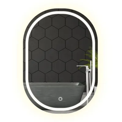 Zdjęcie produktu dla Lustro Led Oval 80X60Cm