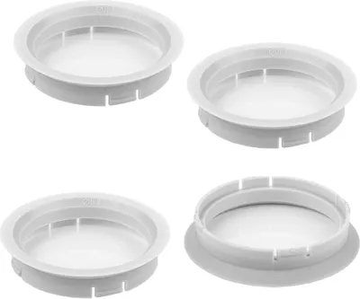 Produktbild von 4x Zentrierringe Weiß Alufelgen Ø 63,3 mm - Ø 56,1 mm für Jaguar für Mercedes