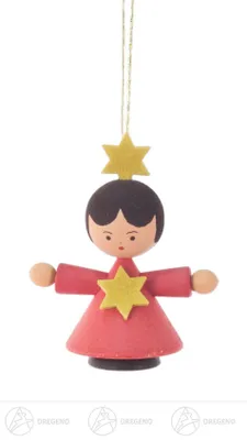 Zdjęcie produktu dla Ozdoba choinkowa Sternkind, czerwona  Szerokość x wysokość x głębokość 3,5 cm x 5 cm x 2 cm NOWOŚĆ