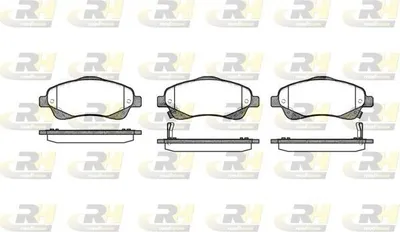 Produktbild von ROADHOUSE Bremsbeläge Satz Vorne Bremsklötze für TOYOTA AVENSIS Kombi (T25) 21046.02