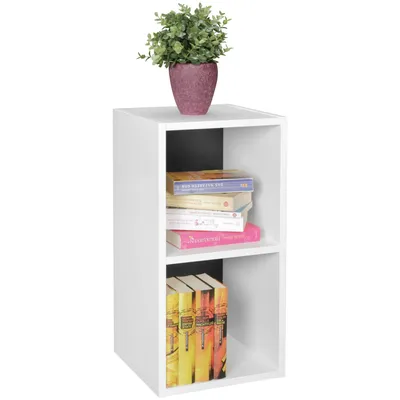 Produktbild von Standregal WL5.178 Holz 30x60x30 cm Modern Weiß Schwarz