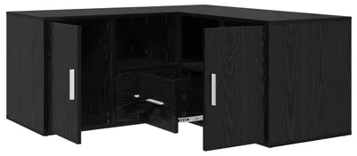 Produktbild von vidaXL Eckschrank-Set, 2-teilig, mit individuell verstellbaren Regalböden