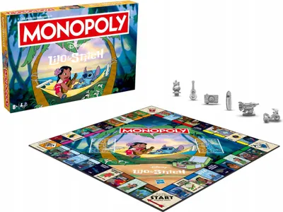 Zdjęcie produktu dla Winning Moves Gra Monopoly Lilo i Stitch planszowa