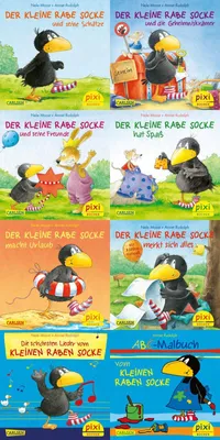 Produktbild von Pixi-Serie Nr. 193: Der kleine Rabe Socke. 64 Exemplare