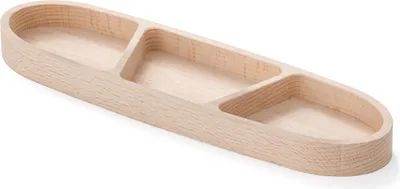 Produktbild von Metrie | Elora-3225 Ovale Holzschale | 25×7 cm