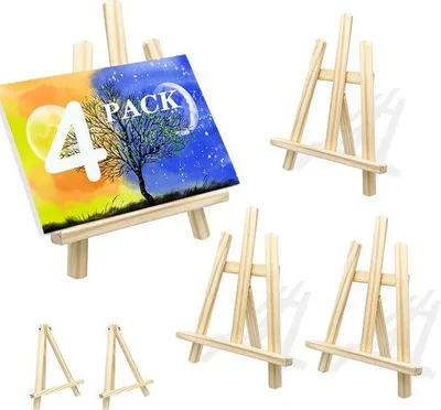 Obrázok produktu pre Sada drevených tabúľ – univerzálna – 4 kusy – kvalitné drevo – rozmery 21 x 28 cm