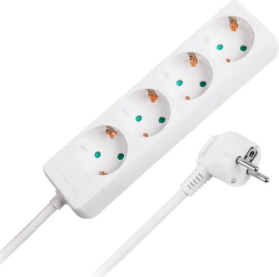 Produktbild von Rebel Verlängerungssteckdosenleiste 1,5m 4 Steckdosen 3x1,0mm2