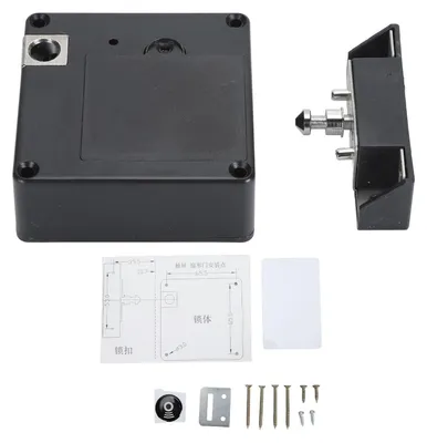 Obrázek produktu pro Skryté zámky s technologií NFC, elektronické zámky do zásuvek, nenápadné skříně, bez perforací vhodné do spíže, skryté police, uzamykatelné skříňky, botníky