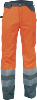 Produktbild von Cofra Warnschutzhose mit Reflexstreifen, Kurzgröße orange 58