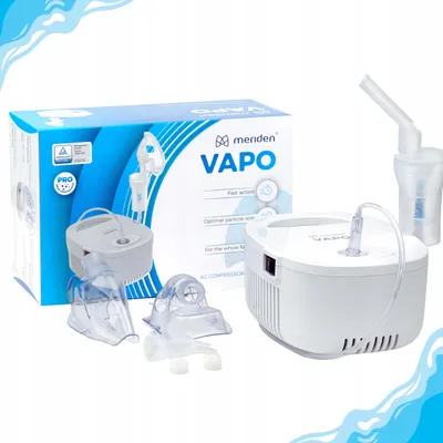 Obrázok produktu pre Inhalátor S Piestovým Rozprašovačom Meriden Vp-C7 Pre Deti A Dospelých