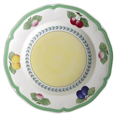 Produktbild von Suppenteller 23 cm Bunt, Spülmaschinenfest, Mikrowellensicher, Pasta Teller, Tiefer Teller, Geschirr aus Premium Porzellan