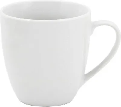 Image de MICHELINO Tasses à café 330ml Série Amélie Porcelaine Blanc 12 pièces